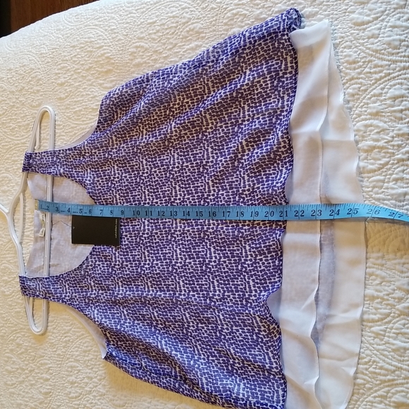 NWT size M Calvin Klein blue pattern tank - Picture 7 of 9